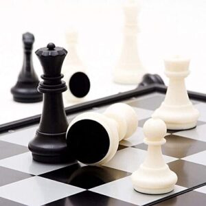 Travel Chess Set with Folding Chess Board
