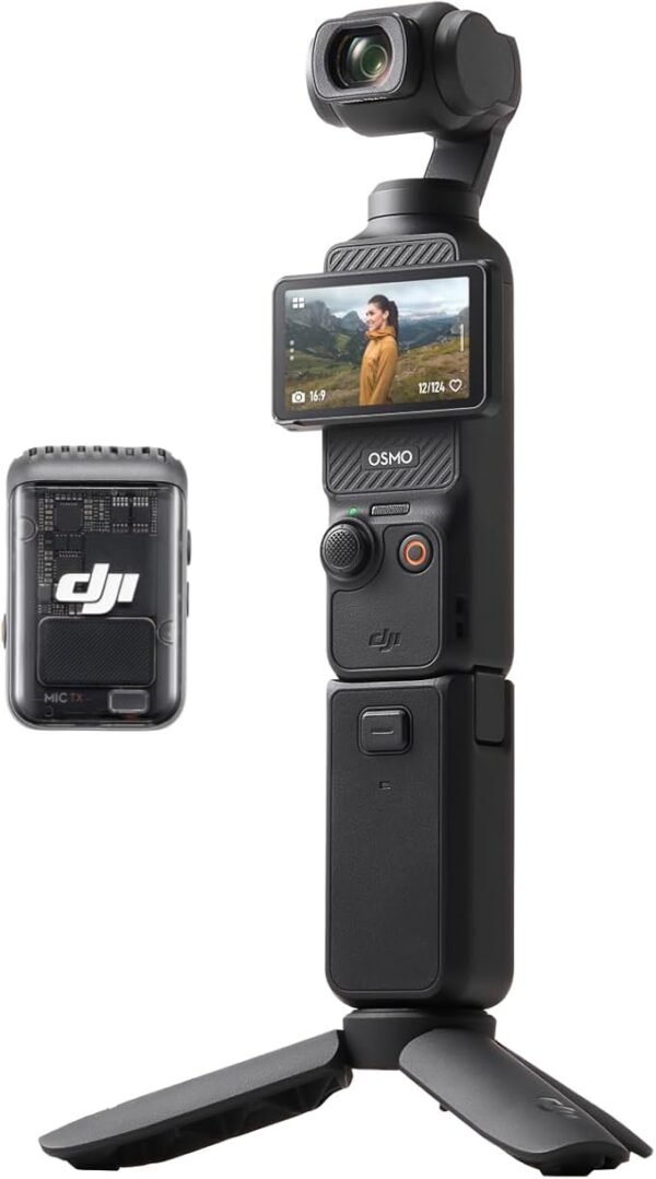 DJI Osmo Pocket 3 Creator Combo, Vlogging Camera with 1'' CMOS & 4K/120f