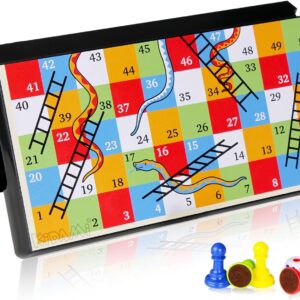 Snakes and Ladders Board Games with Folding Board