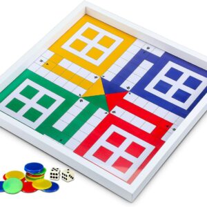 Ludo Game with folding board ,16 Tokens and 1 Dice,