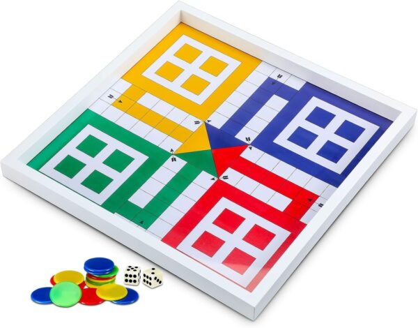Ludo Game with folding board ,16 Tokens and 1 Dice,